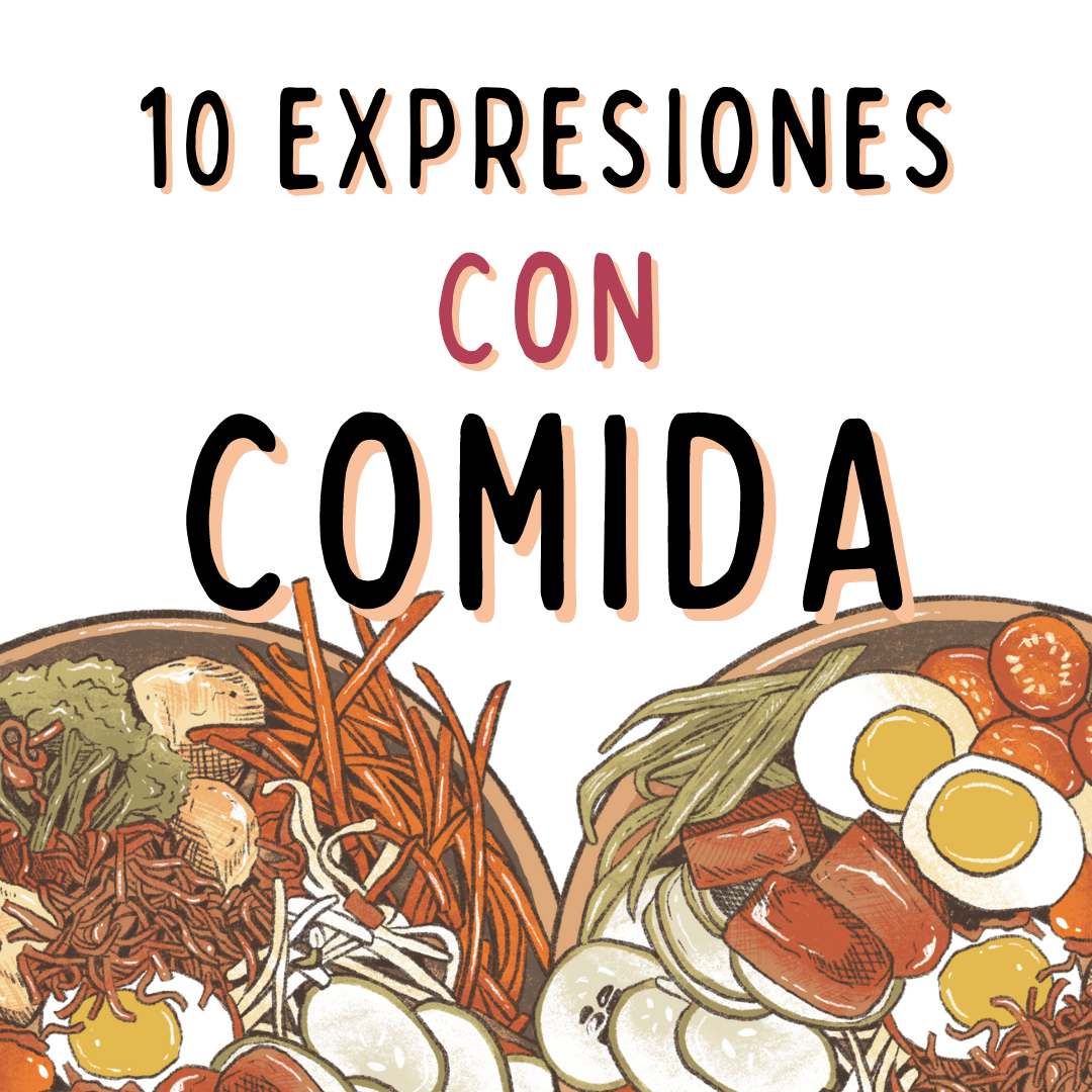 10 expresiones con comida. Vocabulario, expresiones, frases hechas en español para extranjeros con ejercicios gratuitos para estudiantes ELE
