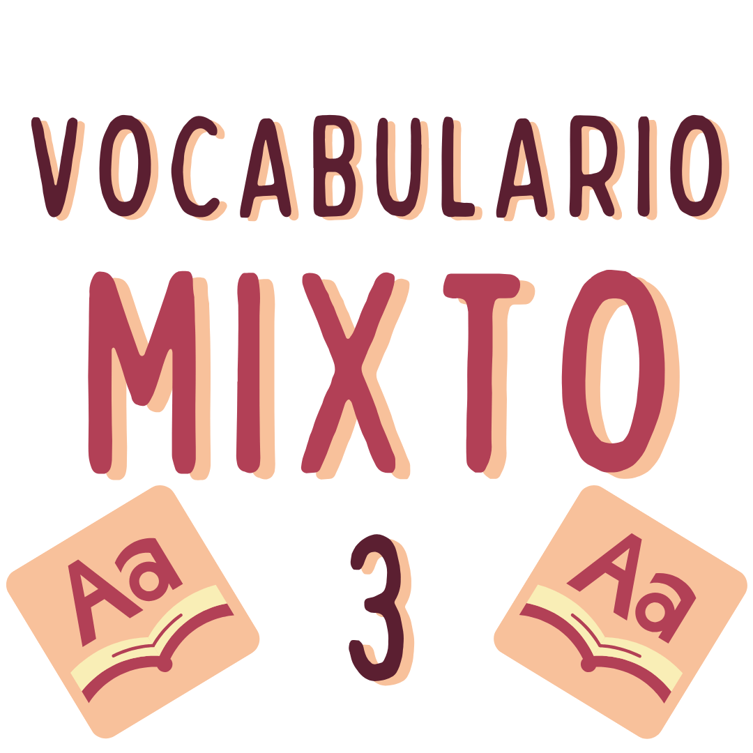 Vocabulario MIXTO 3, Español para extranjeros, Victoria Monera