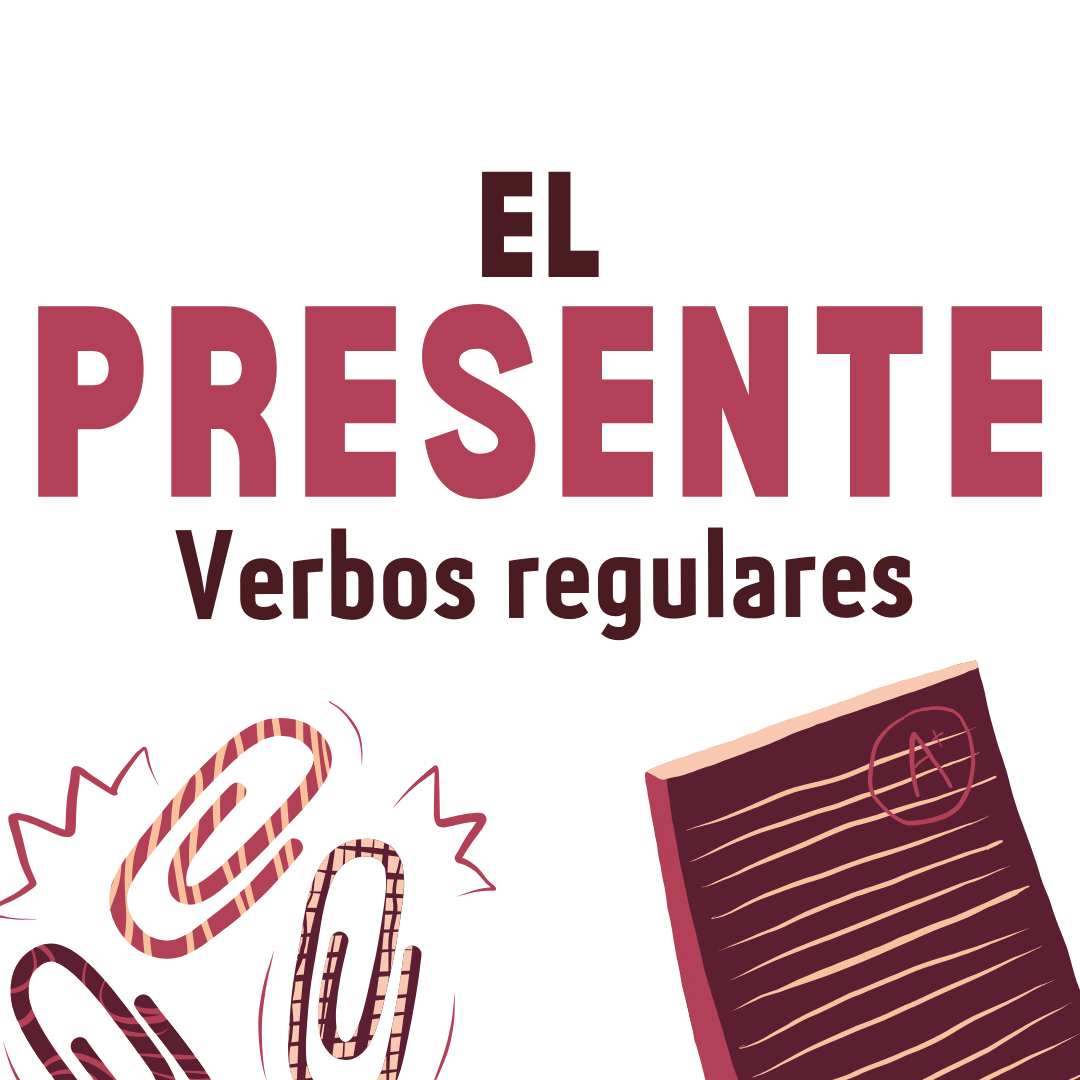 El presente, verbos regulares, Español para extranjeros, Victoria Monera