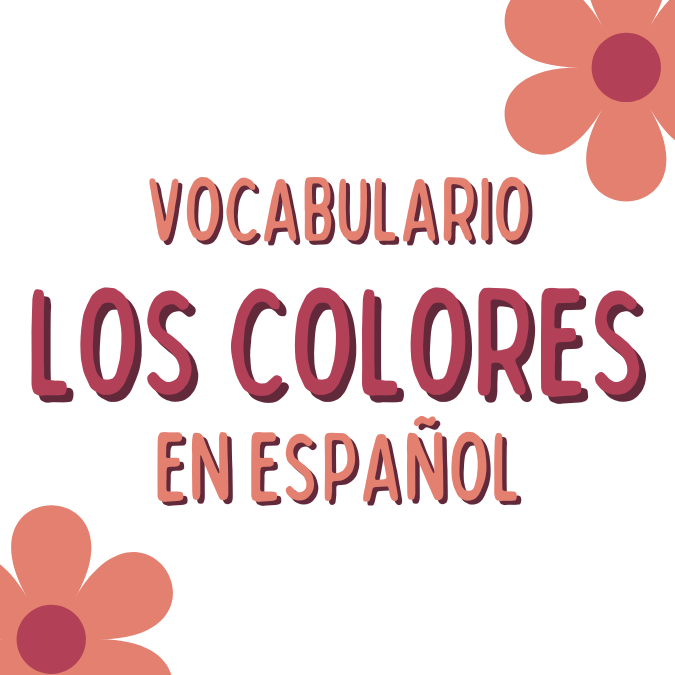 Los colores vocabulario en español, www.españolextranjeros.com, Victoria Monera