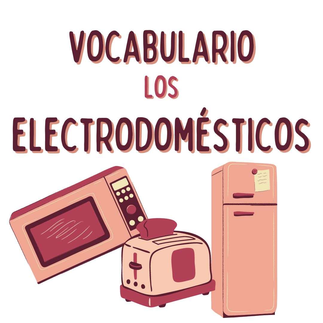 VOCABULARIO, LOS ELECTRODOMÉSTICOS, español-extranjeros, www.españolextranjeros.com, Victoria Monera